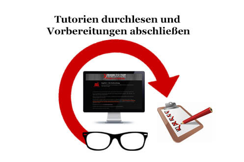 Vorbereitungen treffen